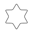 Vorschaubild Kaiser Ausstechform Stern 6-zackig 8 cm