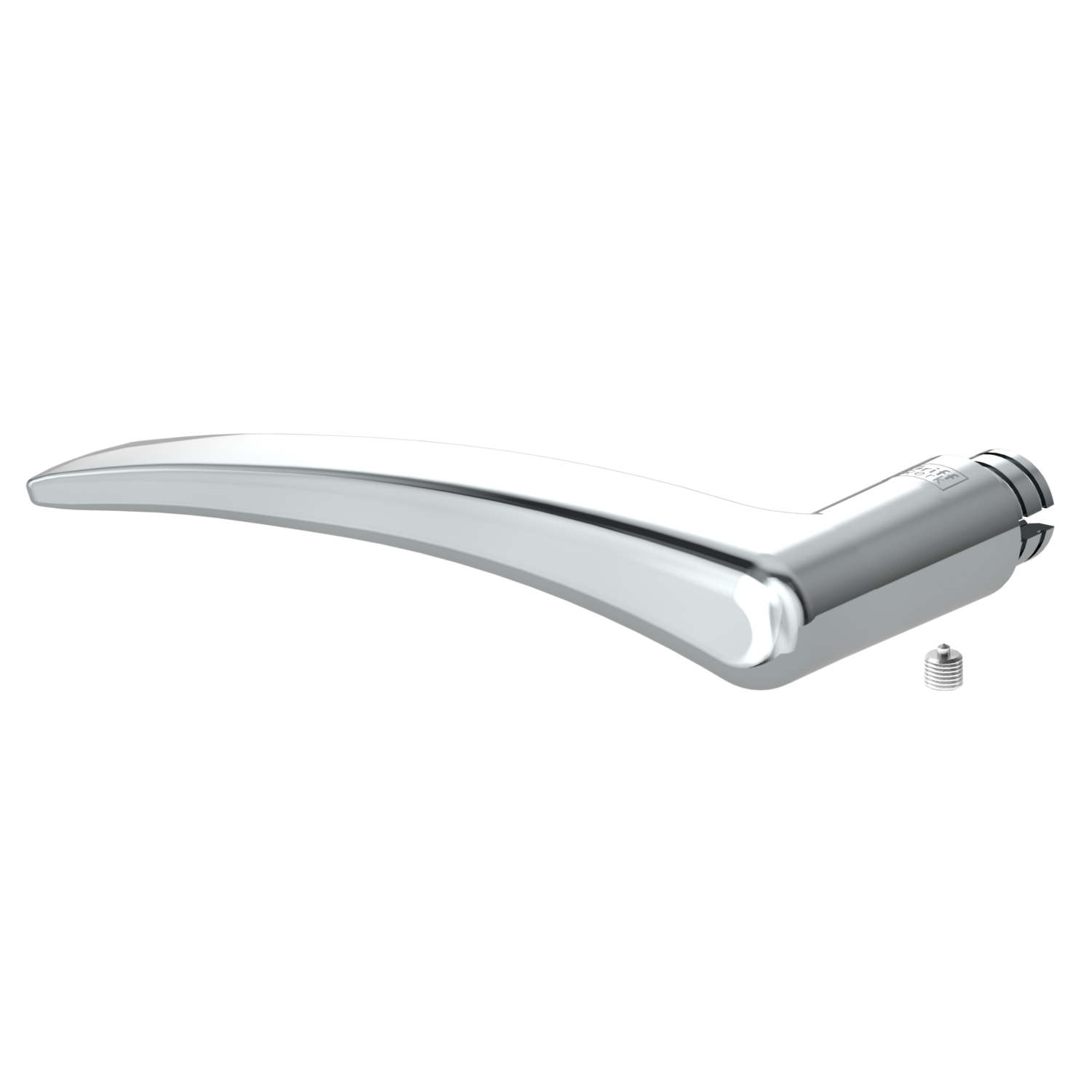 Griffwerk MARISA Schraubtechnik -Samtgrau Griffstück links -Schraubt. -GSL