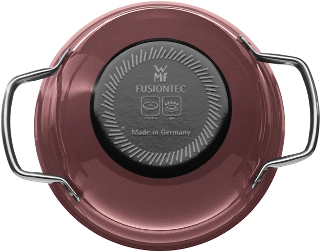 WMF Fusiontec Mineral Kochschüssel mit Glasdeckel, 20 cm, Rose Quartz