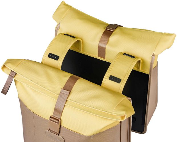 Basil Doppeltasche Vive beige/gelb