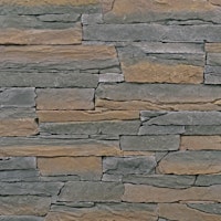 HANDMUSTER DE RYCK Eck- und Steinriemchen - Murok Lucania  Anthrazitbraun nuanciert