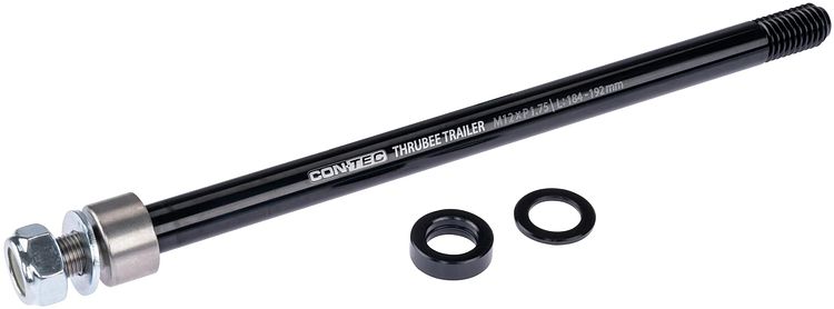 CONTEC Achsadapter Thrubee Trailer 12 mm schwarz 1,75"