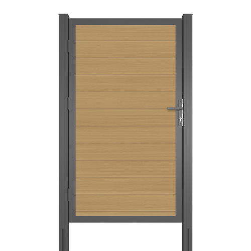 NewTechWood Portland WPC Einzeltor 1000 x 1800 mm