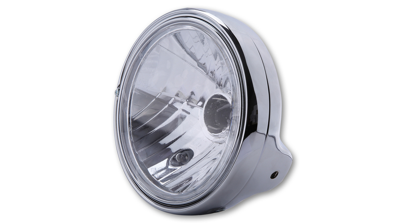 HIGHSIDER smart 7 Zoll LTD Scheinwerfer Chrom E-geprüft (1Stck)