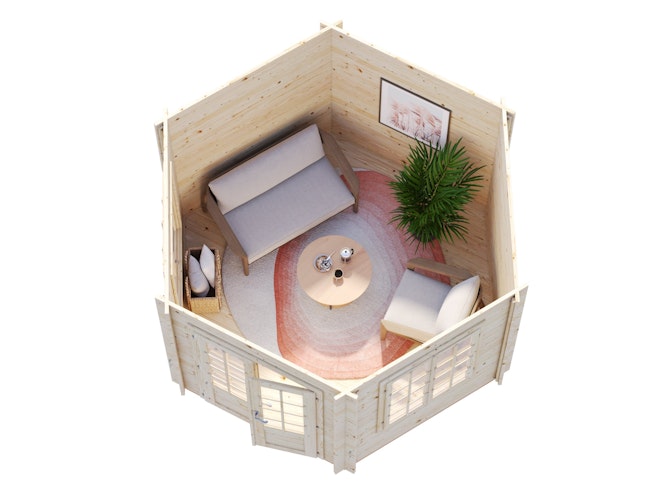 Palmako Pavillon Hanna 7,6 m² - 34 mm