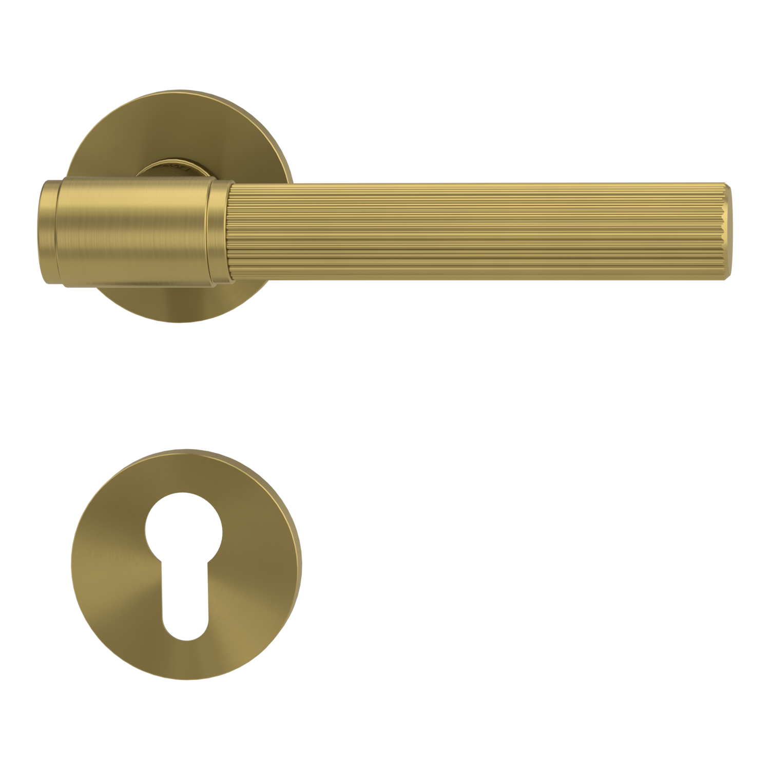 Griffwerk VAYA 136 ARIS fast2fix Fast2Fix Rosetten rund Profilzylinder Gold matt