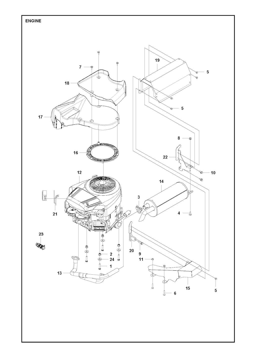Explosionszeichnung Ersatzteile