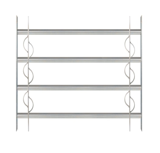 Alberts® Fenstergitter Secorino Style,ausziehbar,galv.blau verzinkt,HxB-B 600x700-1050mm 