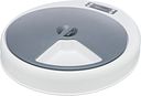 Vorschaubild TRIXIE Futterautomat TX4+1, 5 × 0,25 l/34 × 6 × 39 cm, weiß/grau