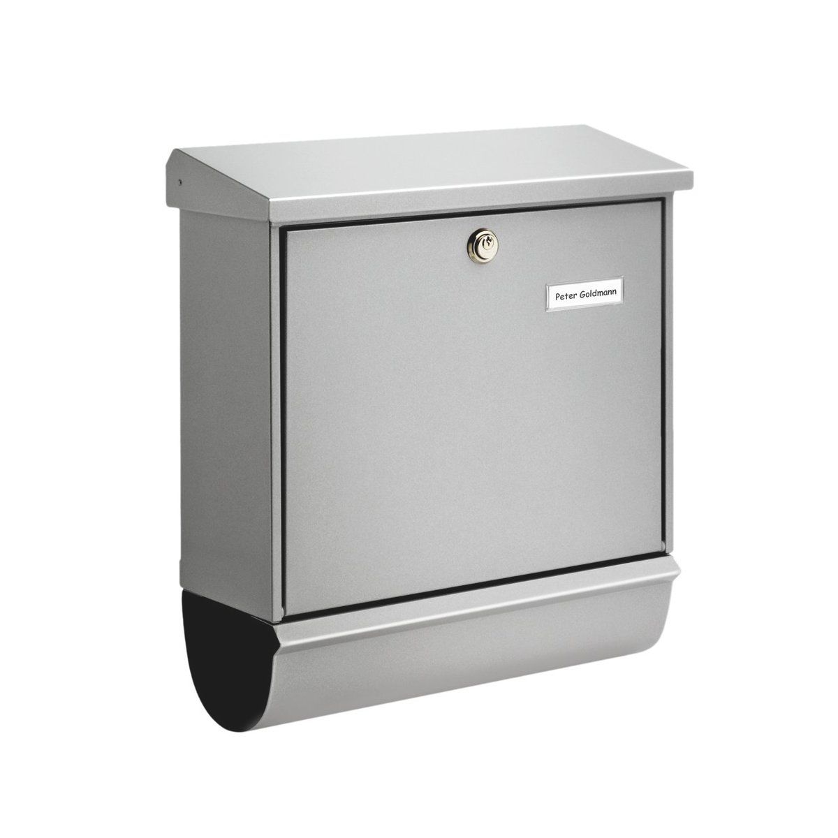 Burg Wächter Briefkasten-Set Comfort Silber 91300 Si