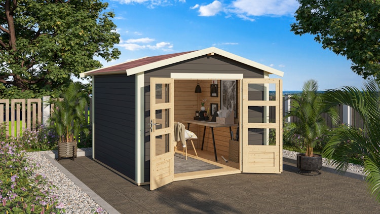 Karibu Woodfeeling Gartenhaus Talkau 3/4/6/8 - 28 mm