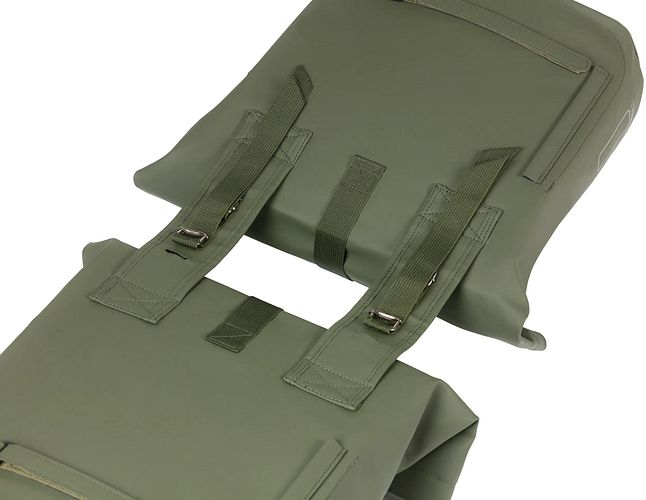 Basil City Double Pannier Bag Doppeltasche grün moss green MIK