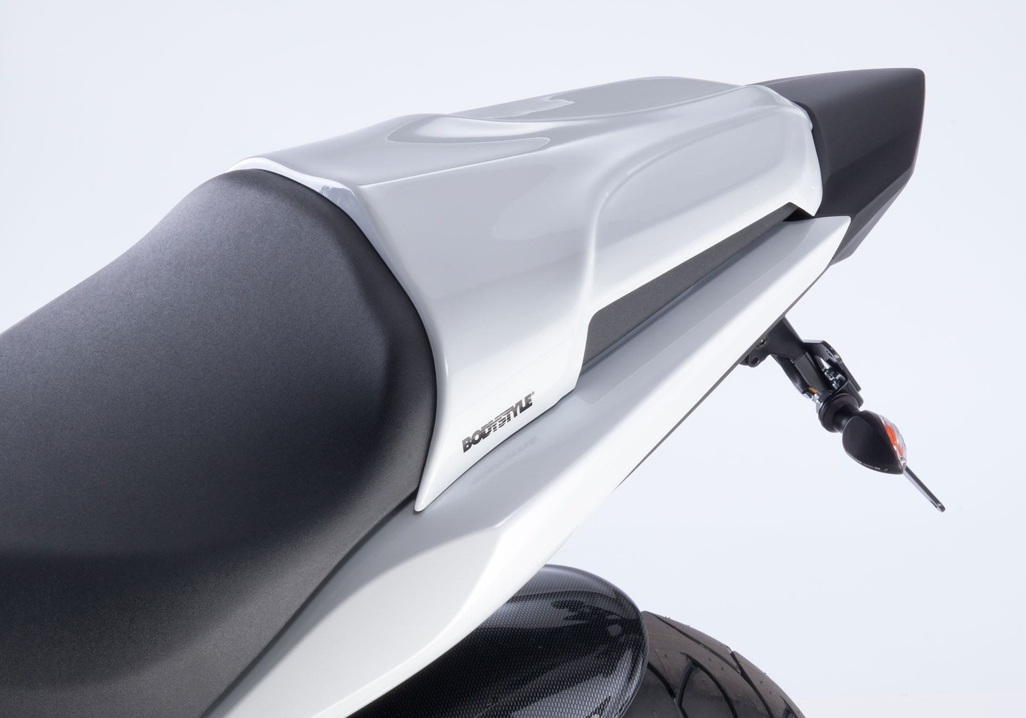 BODYSTYLE Sportsline Sitzkeil ABS Kunststoff weiß für HONDA CB600 Hornet, CBR600F