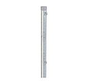 Vorschaubild Alberts® Zaunpfosten,feuerverzinkt,Pfostenst. ⌀42mm,Länge 1150mm,Geflechthöhe 800mm 614966