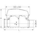 Vorschaubild KESSEL 80200 - Grundkörper / Reinigungsrohr Controlfix DN 200 für freiliegenden Einbau