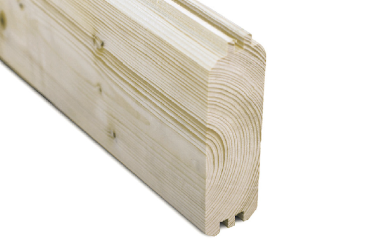 Skan Holz 45 mm Blockbohlenhaus Lugano 1