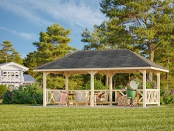 Palmako Pavillon Bianca 16,6 m² Set 107