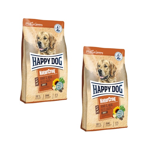 HAPPY DOG NaturCroq Rind & Reis Hundetrockenfutter