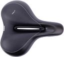 Vorschaubild CONTEC Sattel Elliptic + Damen schwarz/silber L 255 x B 226 mm
