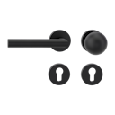 Vorschaubild Griffwerk Wechselgarnitur LUCIA R 4 - Graphitschwarz