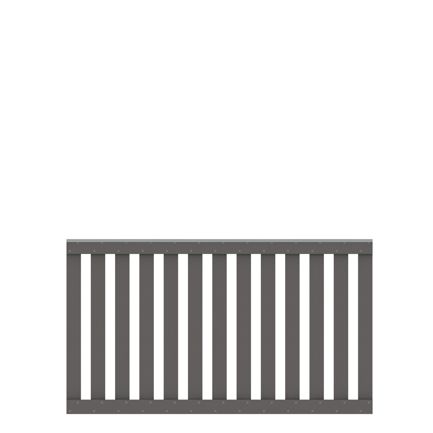 TraumGarten RAJA WPC Farbe anthrazit mit Aluleiste