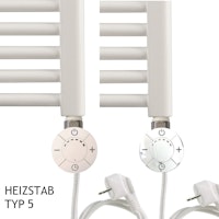   Ximax Badheizkörper Elektrobetrieb Fortuna-Open 1164x600 mm Weiß 600 Watt Heizstab Typ 5