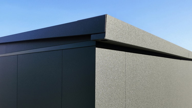 Weka Metall-Gerätehaus Gary 1-9