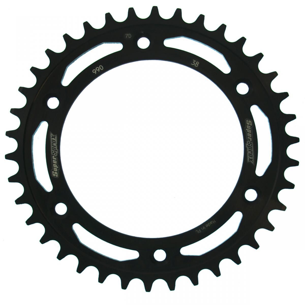 Supersprox Stahl-Kettenrad 520 38Z (Schwarz)