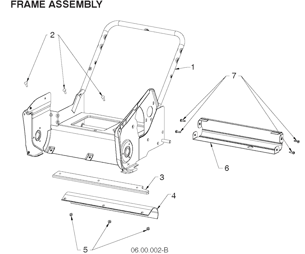 Explosionszeichnung Ersatzteile