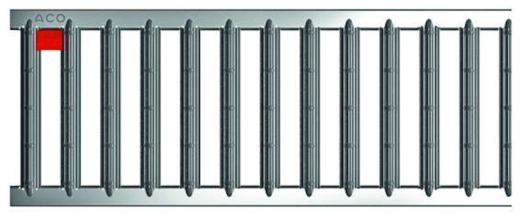 ACO Self® Stegrost Edelstahl elektropoliert