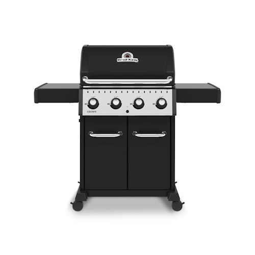 Broil King Gasgrill CROWN 420 inkl. Schutzhülle, Gussplatte und Grillzange