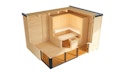 Vorschaubild Weka Design-Saunahaus Cubilis inkl. Elementsauna 45/68 mm