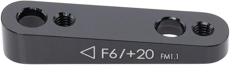 TRP Adapter Flat Mount Bremse 160 mm hinten schwarz