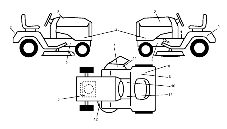Husqvarna Gartentraktoren 96041005004 LT1597