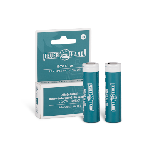 Feuerhand Akku für Baby Special 276 LED (2er Set, aufladbar)