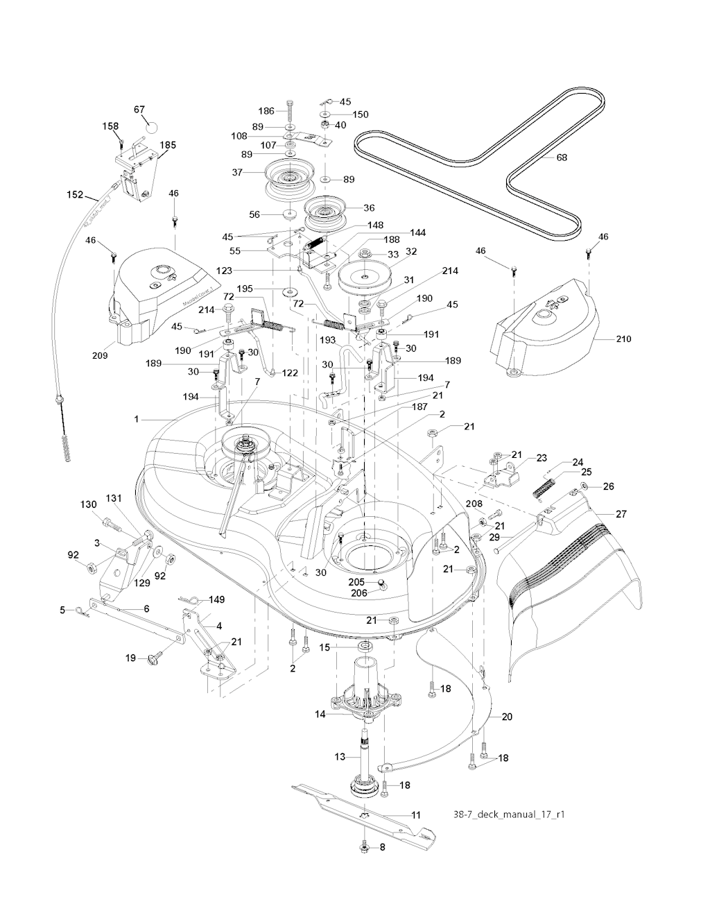 Explosionszeichnung Ersatzteile