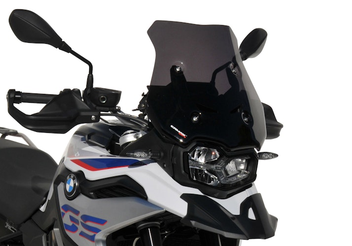 ERMAX Windschutzscheibe Sport Acrylic durchsichtig Grau getönt für BMW F 850 GS / Adventure; F 900 GS Adventure