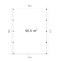 Vorschaubild Palmako Carport Karl 40,6 m²