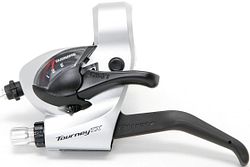 Shimano Schalt-/Bremshebel Tourney TX ST-TX 800 3-fach links silber