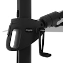 Vorschaubild doppler Pendelschirm myZONE 210 x 210, Aluminium Anthrazit / 100 % Polyester 180 g/m²