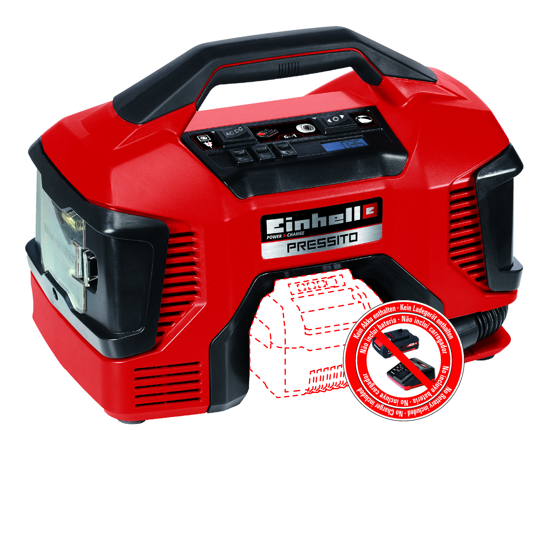 Einhell Hybrid-Kompressor Pressito