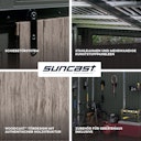 Vorschaubild Suncast Kunststoff-Gerätehaus Modernist mit Schiebetür – stahlverstärkt