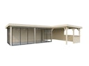 Vorschaubild Palmako Carport/Pavillon Connect Lenna 33,2 m² Set 421 Slide