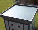 EPDM Foliendach für Solid Gartenhaus Flachdach Münster (S8790)