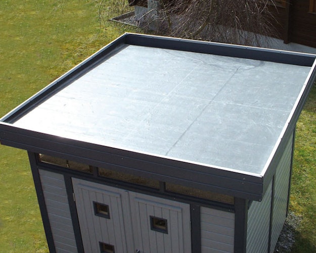 EPDM Foliendach für Solid Gartenhaus Flachdach Münster (S8790)