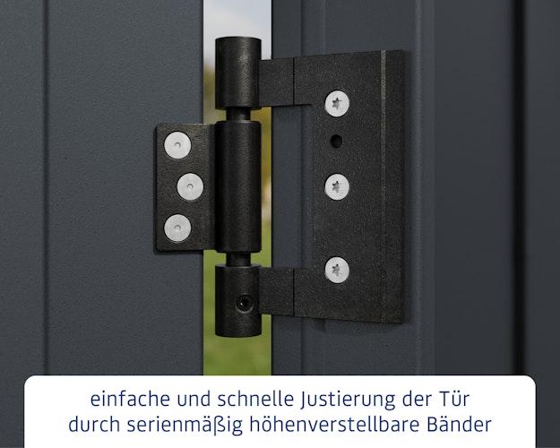 Hörmann Metall-Gerätehaus EcoStar Premiumline mit Pultdach
