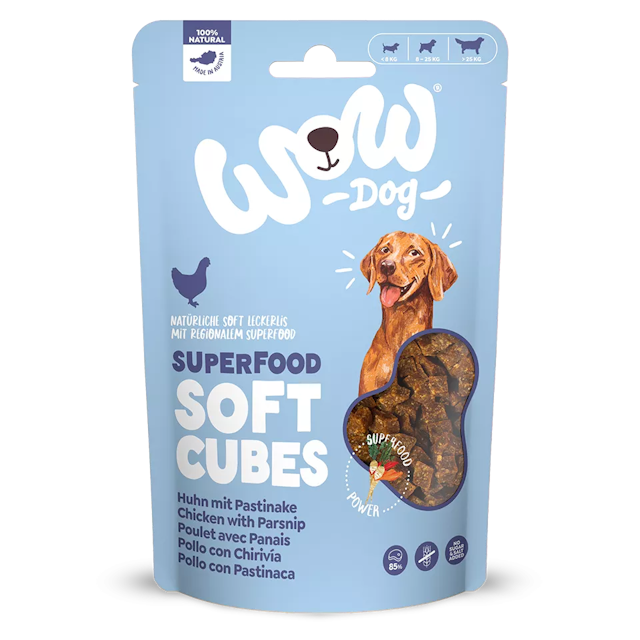 WOW Superfood Soft Cubes 150 Gramm HundesnackVorschaubild