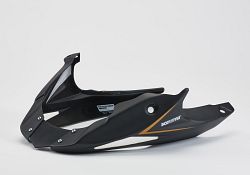BODYSTYLE Sportsline Bugspoiler ABS Kunststoff grau-matt/gold für HONDA CB1000R 