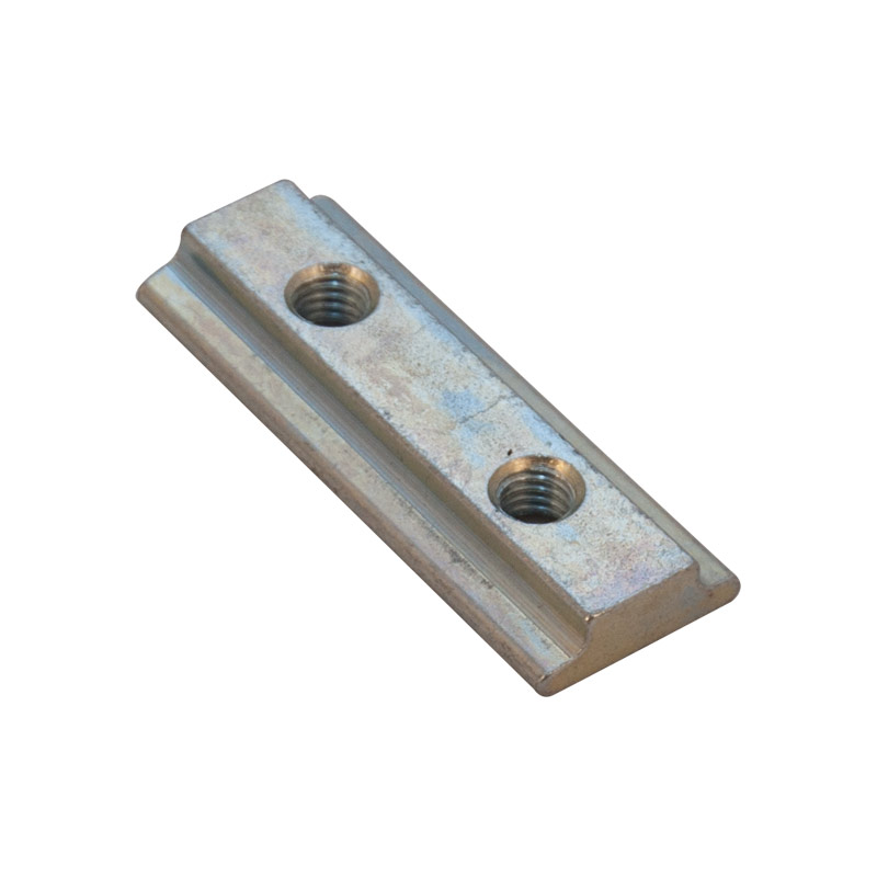 Frielitz Nutenstein galvanisch verzinkt, 2xM6 Gewinde