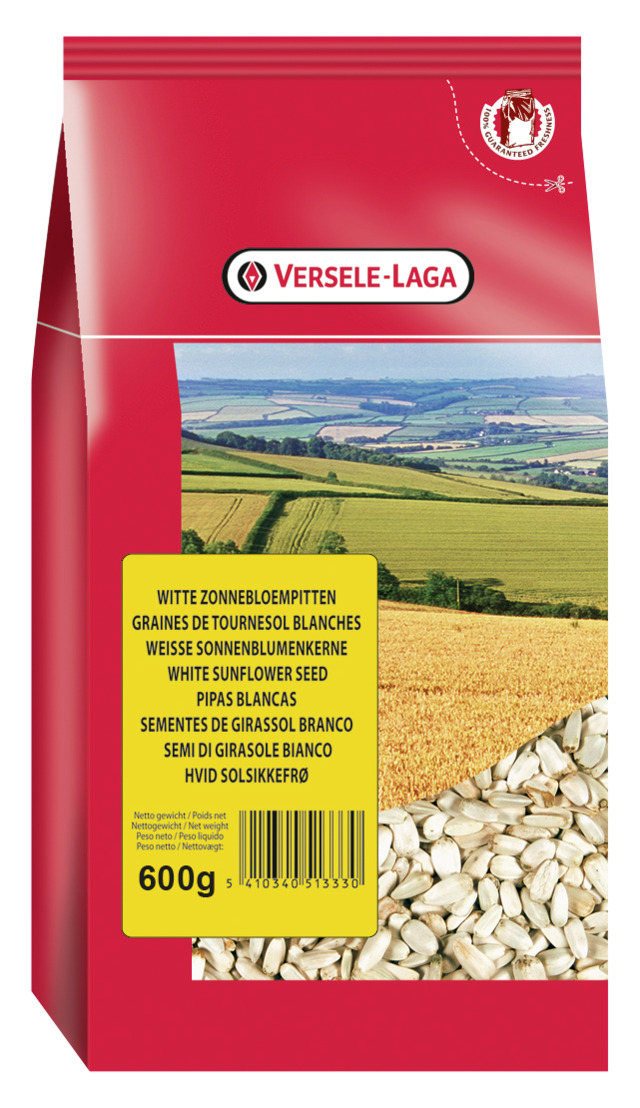 VERSELE-LAGA Einzelsaat Sonnenblumenkerne weiß 600 Gramm Wildvogelfutter
